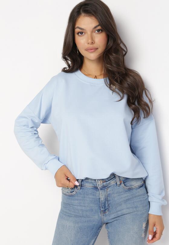 Niebieska Bluza z Broszką Muriell 4