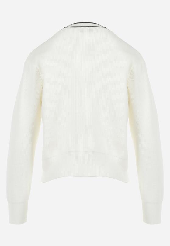 Cardigan Alb 7