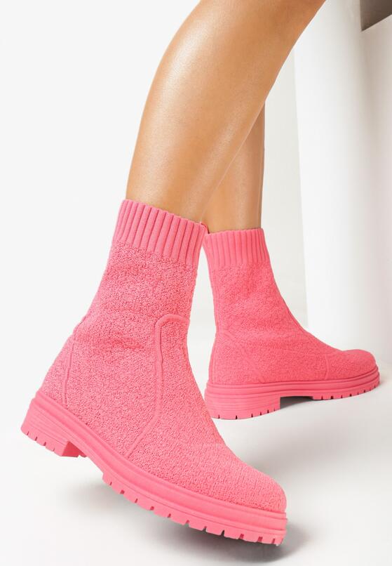 Rózsaszín bokacsizma 2