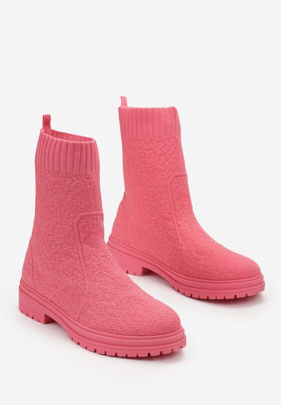 Rózsaszín bokacsizma 4
