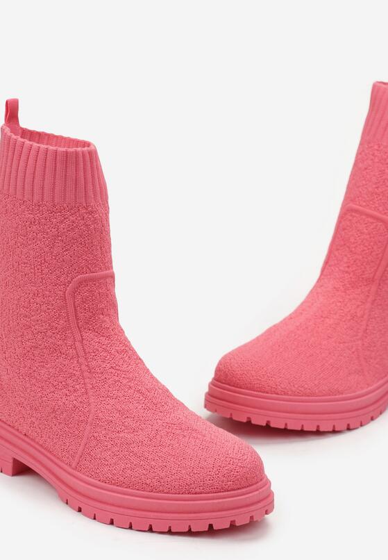 Rózsaszín bokacsizma 5