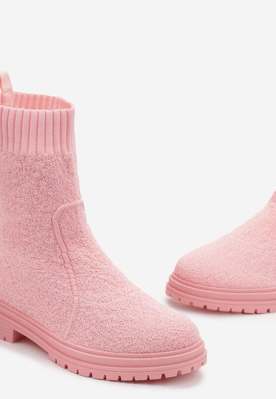 Rózsaszín bokacsizma 5