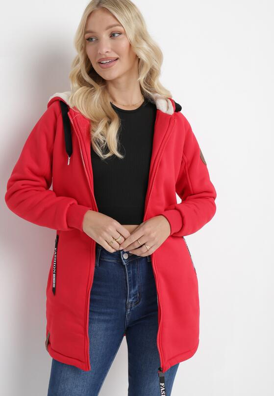 Czerwona Bluza z Kapturem Birille 1