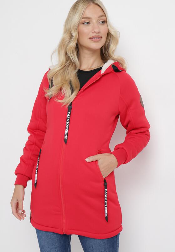 Czerwona Bluza z Kapturem Birille 4