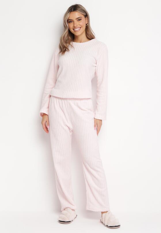 Compleu pijama Roz deschis 2