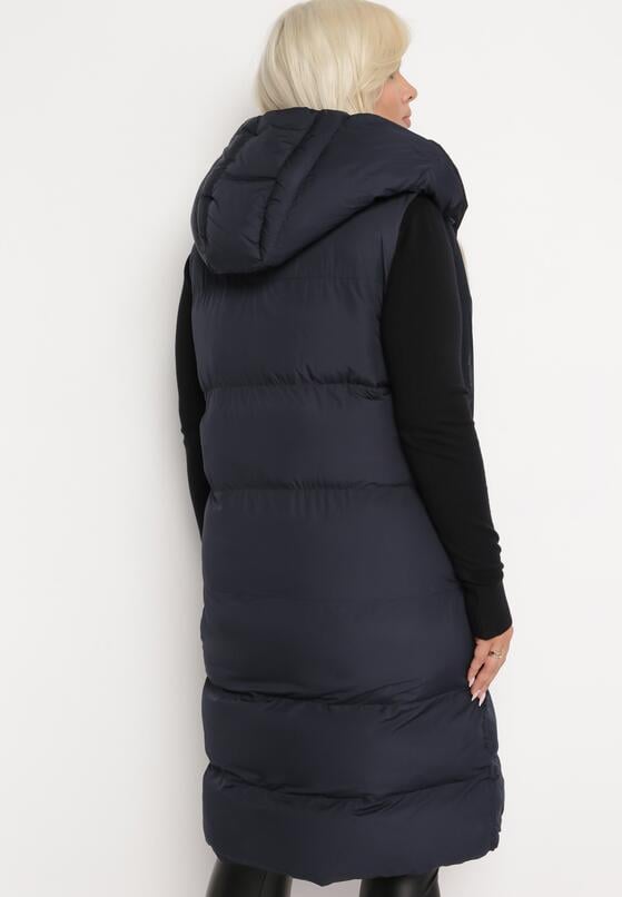 Vestă  Bleumarin cu negru 3