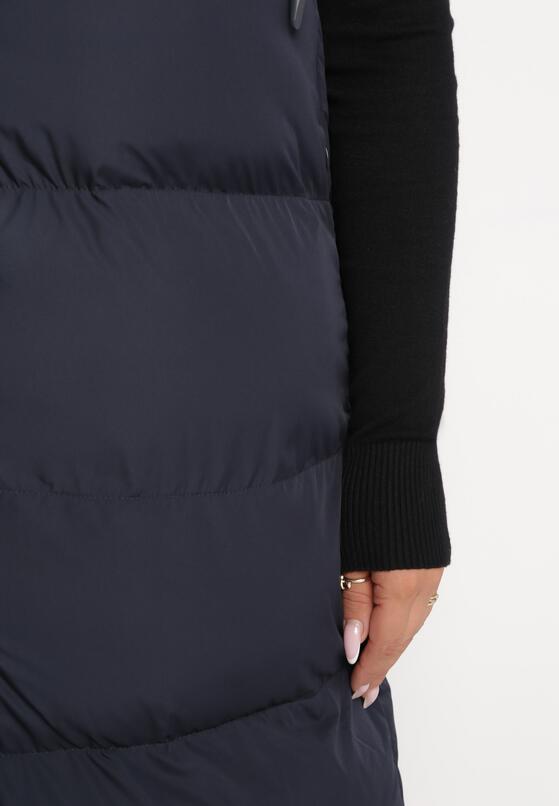 Vestă  Bleumarin cu negru 5