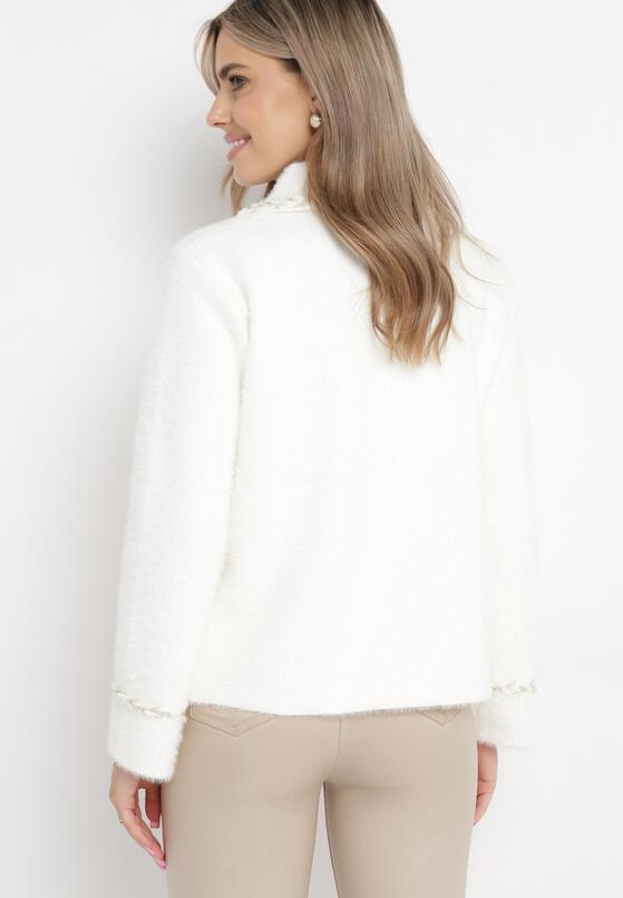 Cardigan Alb 3