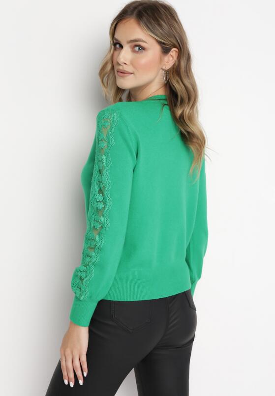 Pulover Verde închis 3