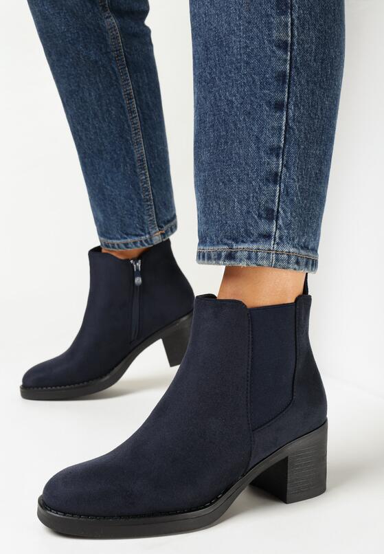 Granatowe Botki Griffins 1