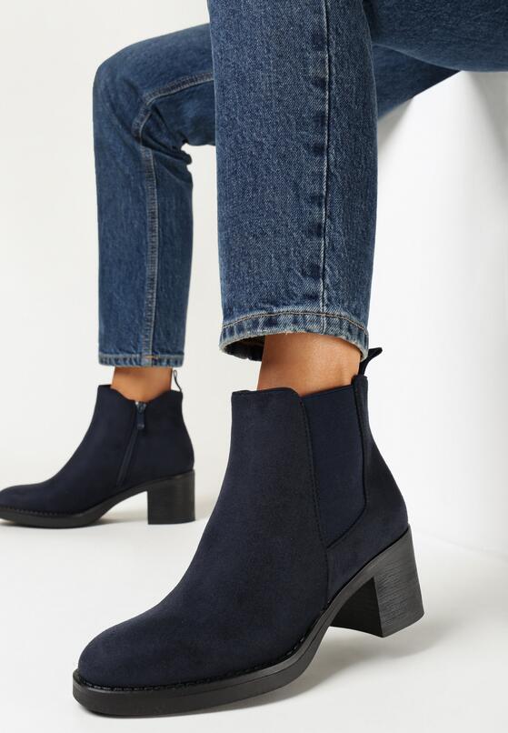 Granatowe Botki Griffins 2