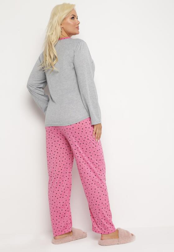 Compleu pijama Roz închis 2