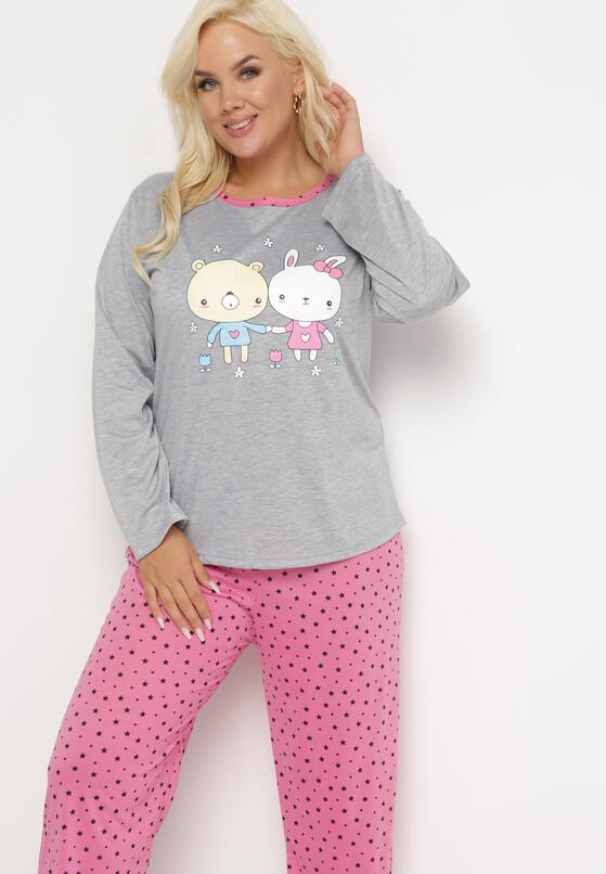Compleu pijama Roz închis 3
