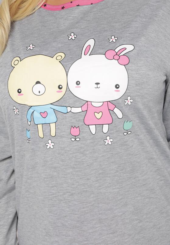 Compleu pijama Roz închis 4