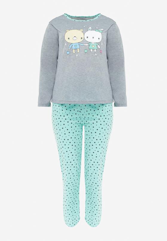 Compleu pijama Verde mentă 5