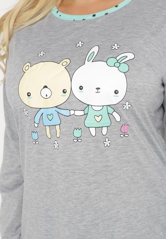Compleu pijama Verde mentă 4