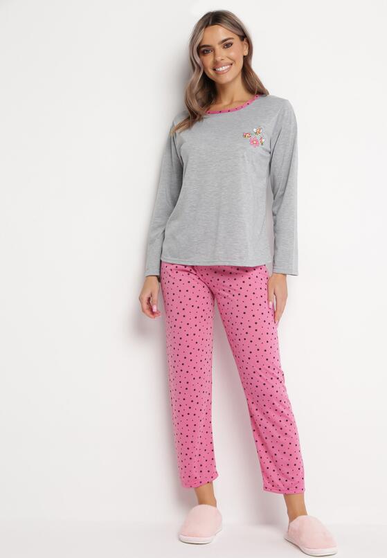 Compleu pijama Roz închis 1