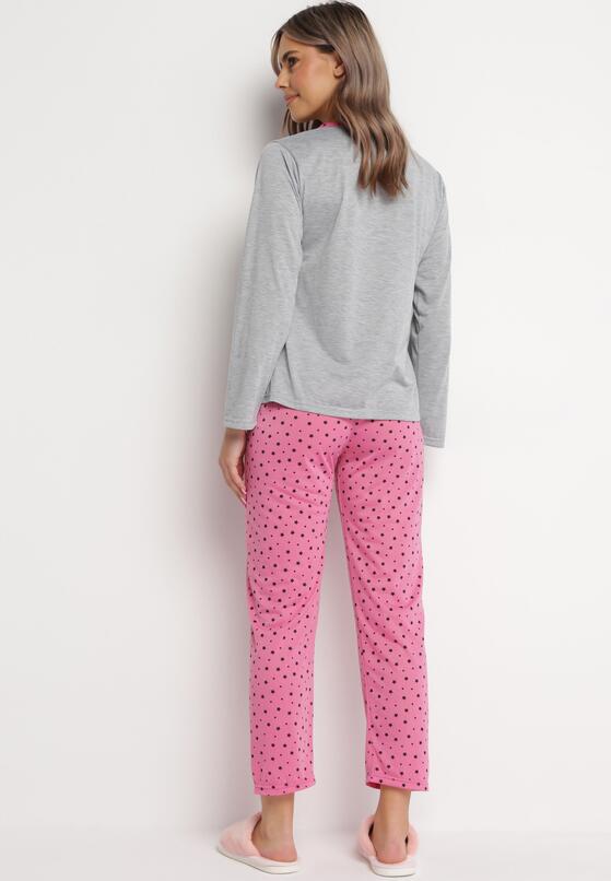 Compleu pijama Roz închis 2