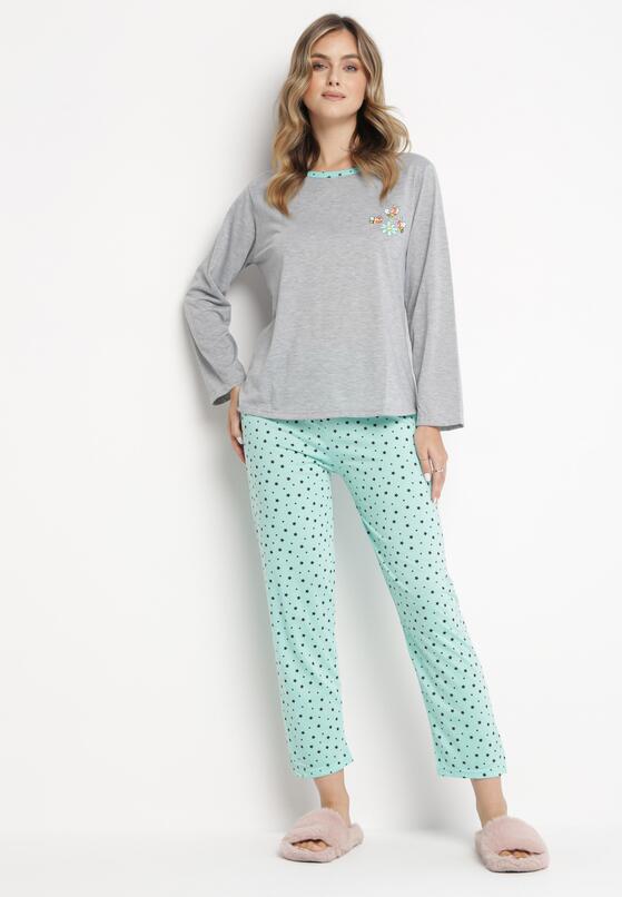 Compleu pijama Verde mentă 1