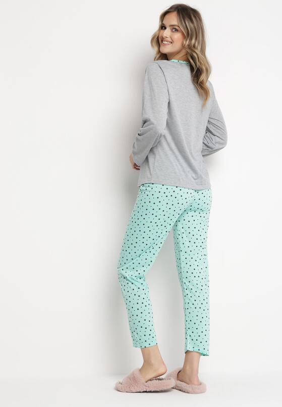 Compleu pijama Verde mentă 2