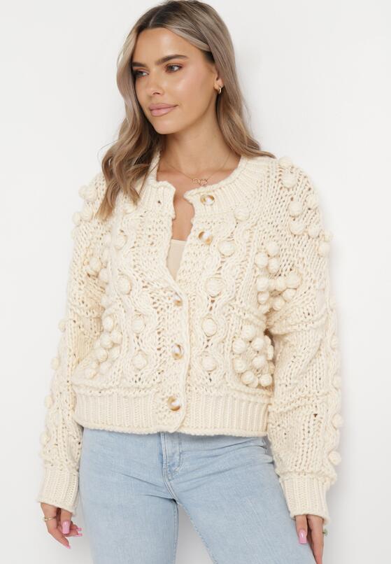 Cardigan Bej 4
