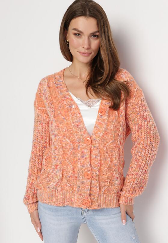 Cardigan Portocaliu 4