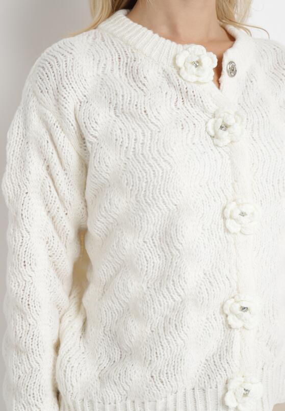 Cardigan Alb 5