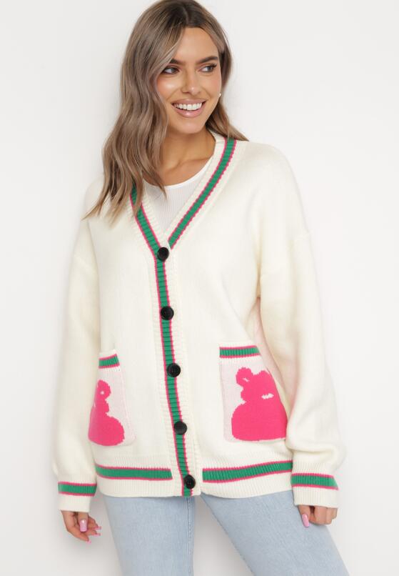 Cardigan Alb 2