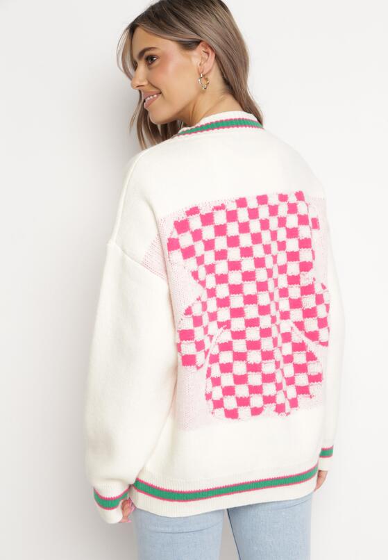 Cardigan Alb 3
