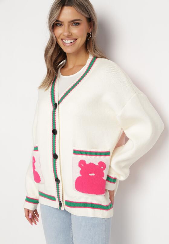Cardigan Alb 4