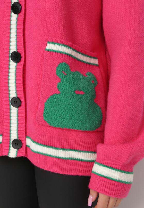 Cardigan Fucsia 5