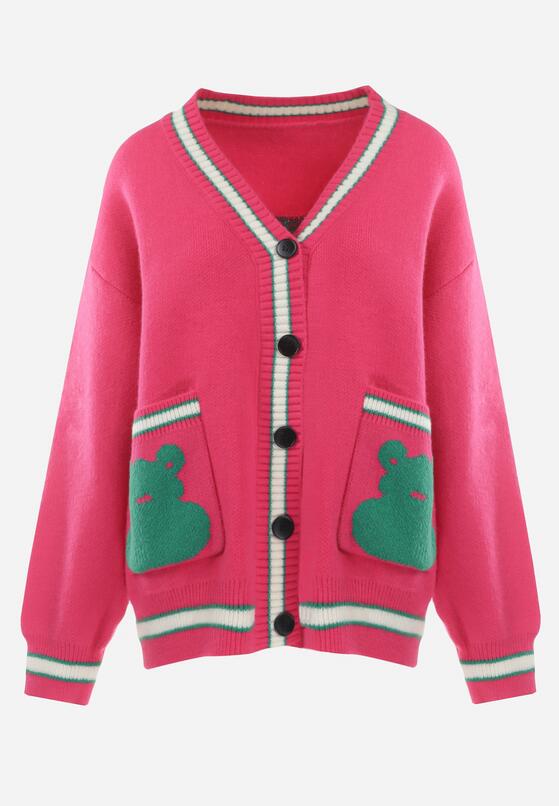 Cardigan Fucsia 6
