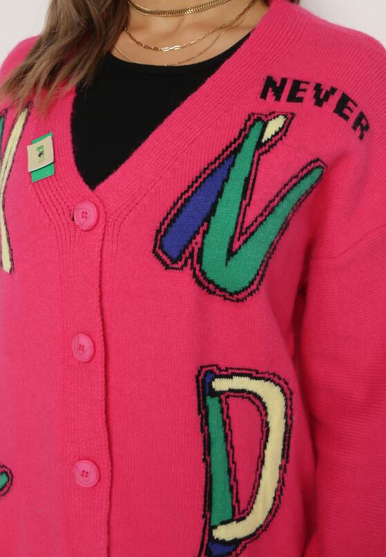 Cardigan Fucsia 5