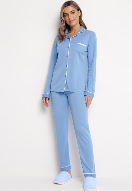 Compleu pijama Albastru deschis 1