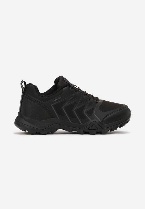 Czarne Sznurowane Buty Trekkingowe Do Kostki Trivilla 1