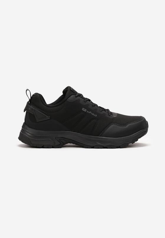 Czarne Buty Sportowe Przed Kostkę z Ozdobnymi Przeszyciami Vabilla 1