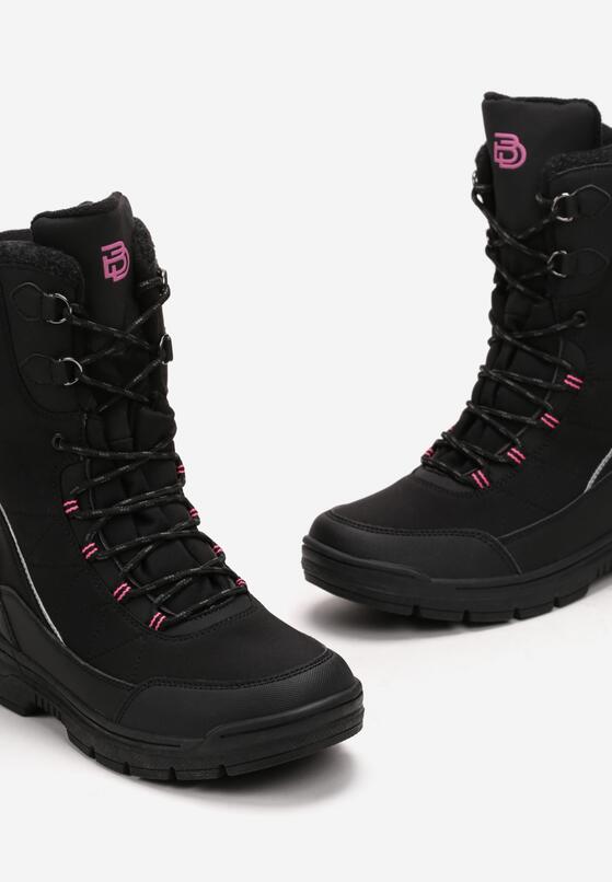 Ghete Negru cu fucsia 3