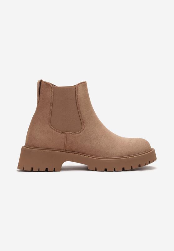 Brązowe Botki Sztyblety z Protektorem Lasmina 3