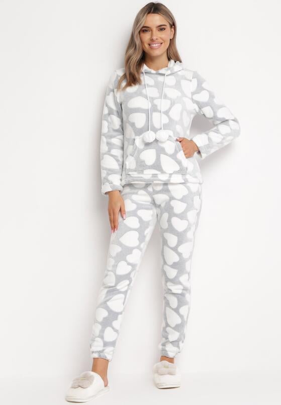 Compleu pijama Gri deschis 1