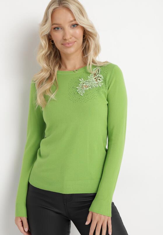 Pulover Verde deschis 2