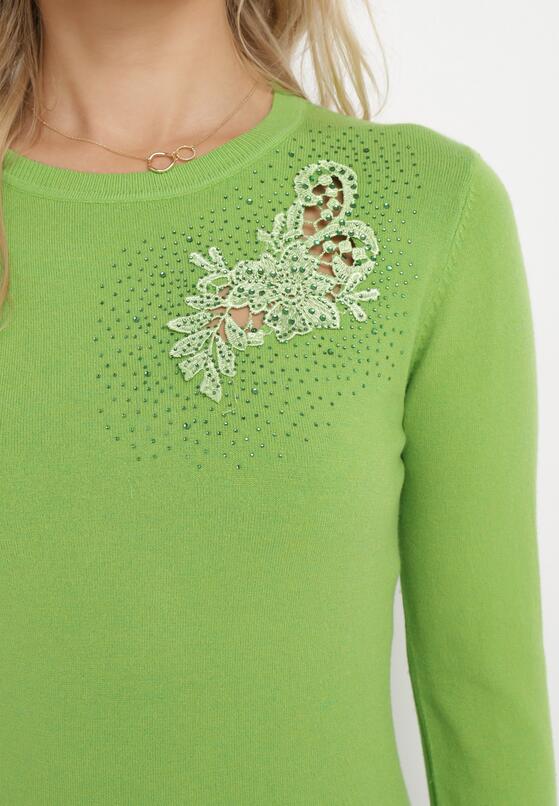 Pulover Verde deschis 5