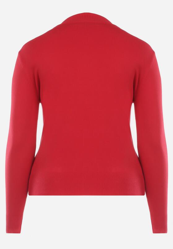 Czerwony Sweter z Golfem Erimessa 7