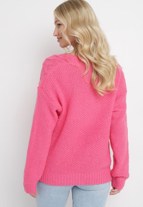 Cardigan Fucsia 3