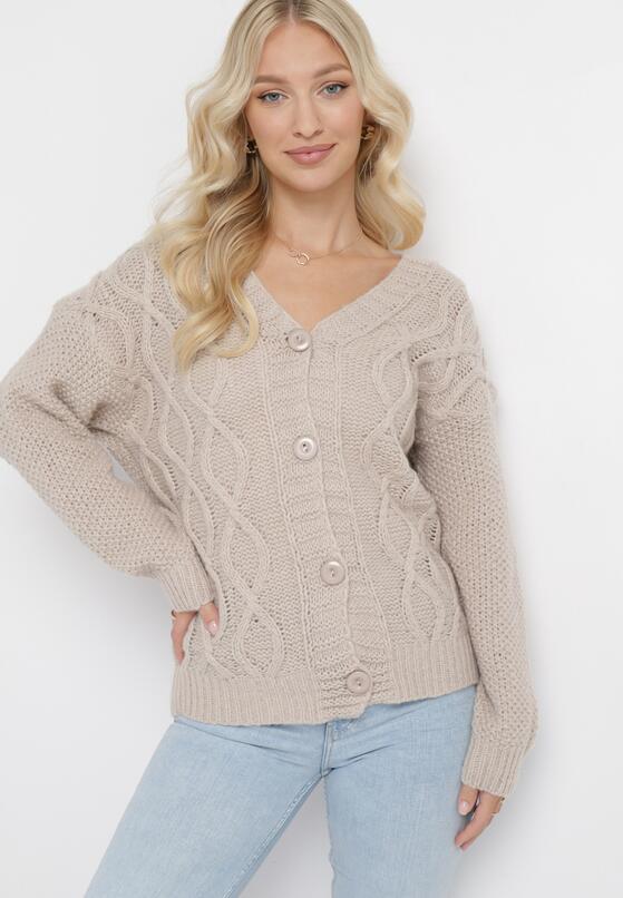 Cardigan Bej 1