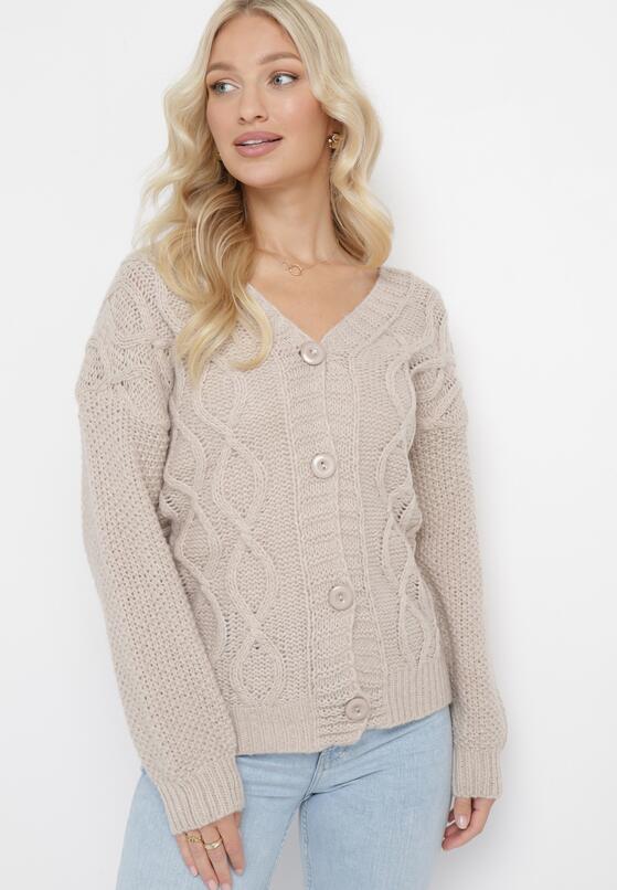 Cardigan Bej 4