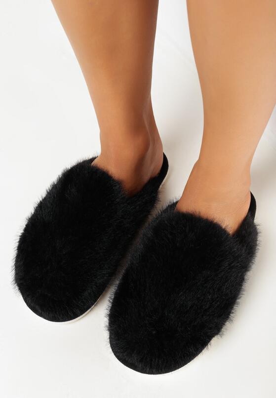 Papuci de casă Negri 2