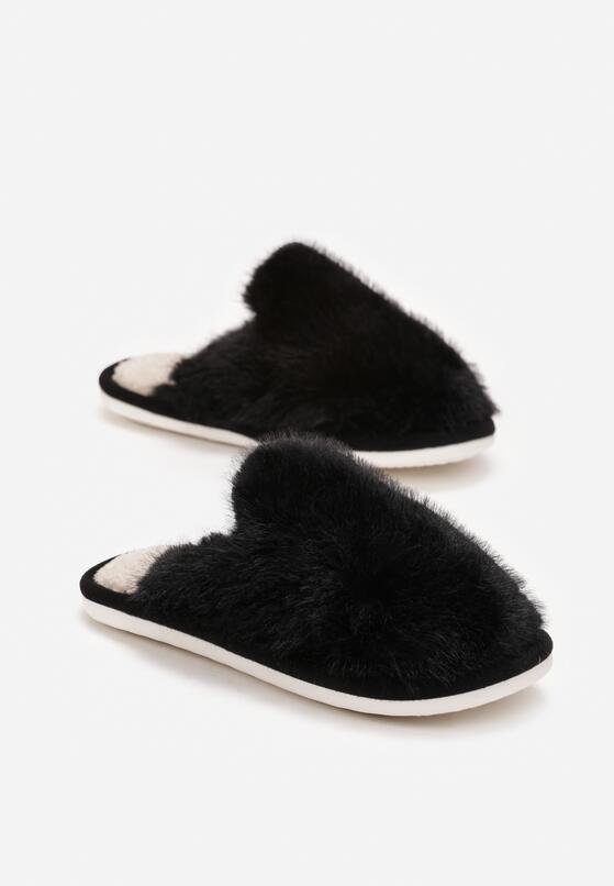 Papuci de casă Negri 4