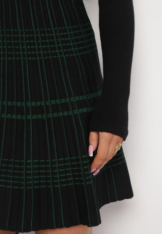 Fustă Neagră cu verde 5