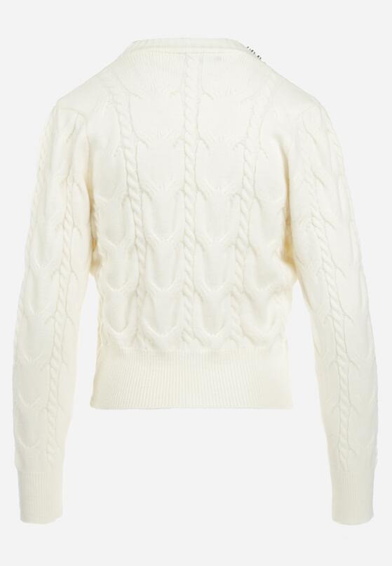 Cardigan Alb 7