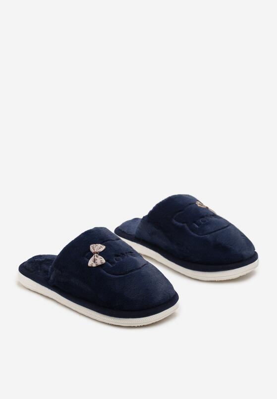 Papuci de casă Bleumarin 4